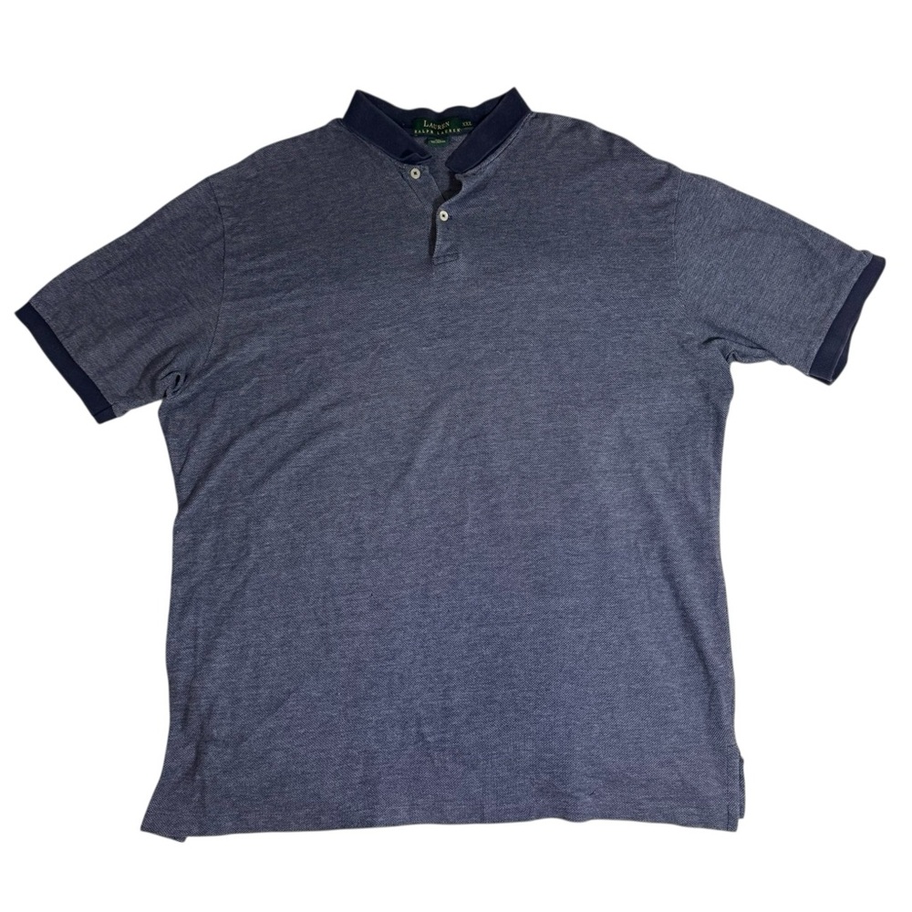 Lauren Ralph Lauren Navy Blue Polo Shirt Size XXL Short Sleeve Preppy Casual Top